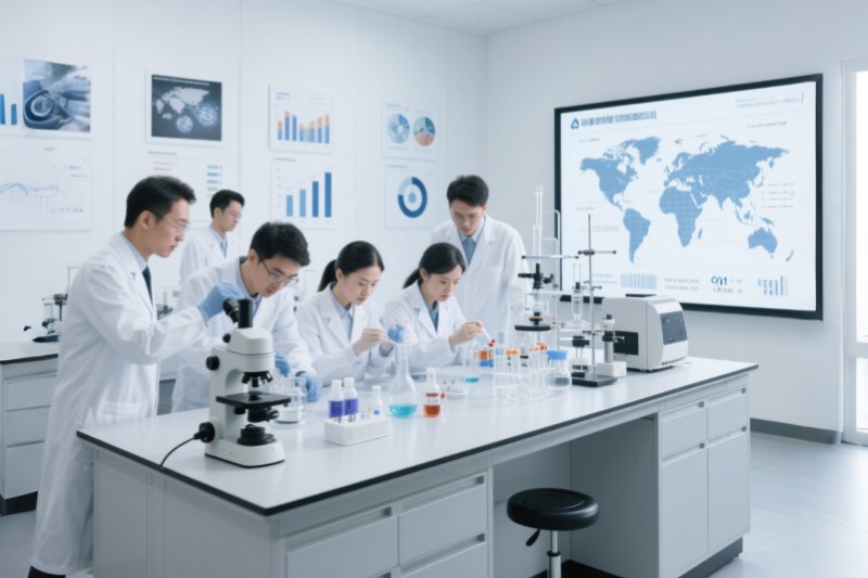 Professional chemical export consultants discussing international shipping solutions.
